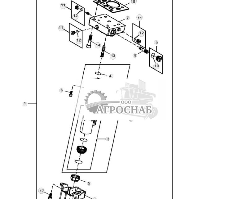 Упр. мотора гидростат. гусен. привода ( - 334753) - ST880031 23.jpg